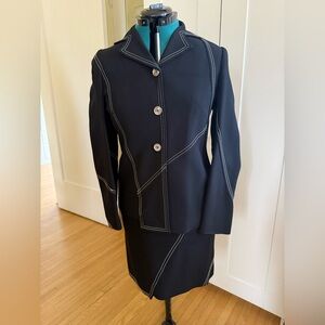 Vintage Collectible! CHEAP & CHIC by MOSCHINO ITALY JACKET AND SKIRT SUIT